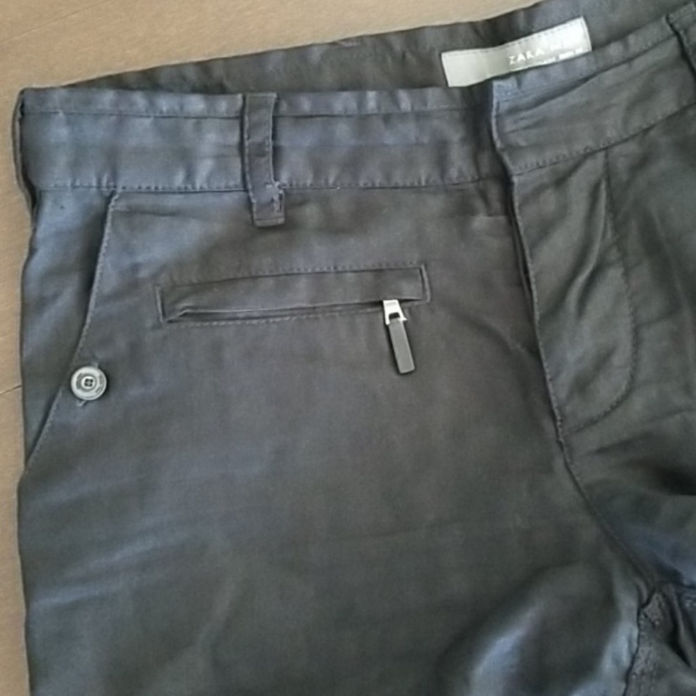 Men's Zara Black Linen Pants